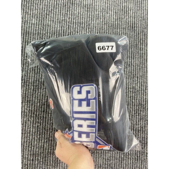 New York Mets Hoodie Men Large Gray Majestic Authentic World Series Collection - Picture 16 of 16